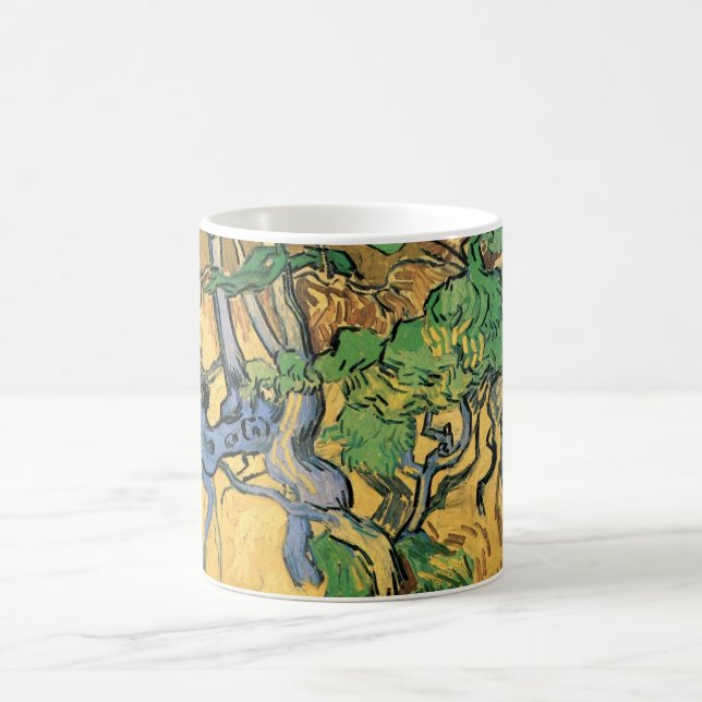 Mug Racines et troncs d'arbres par Vincent van Gogh (Centre)