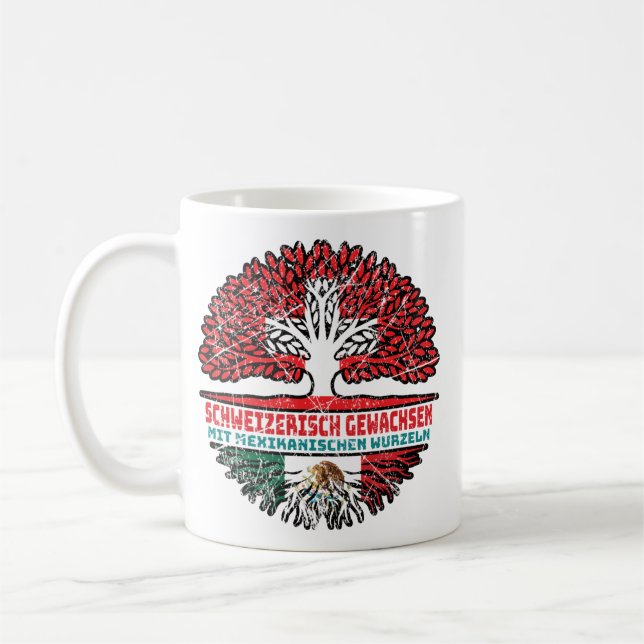 Mug Racines mexicaines d'arbre suisse (Gauche)