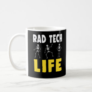Mug Rad Tech Humour Skeletons Radiologie Xray