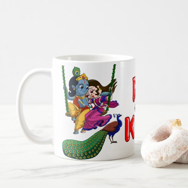 Mug Radha Krishna (Avec donut)