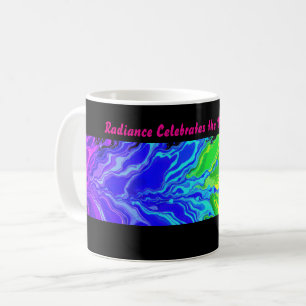 Mug « Radiance » – Un motif de fierté abstrait 