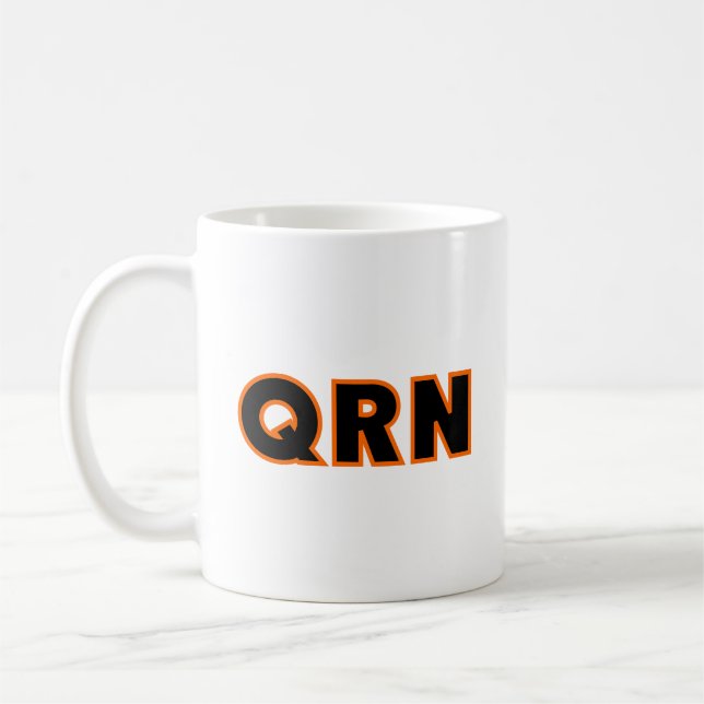 Mug Radio jambon amateur QRN (Gauche)