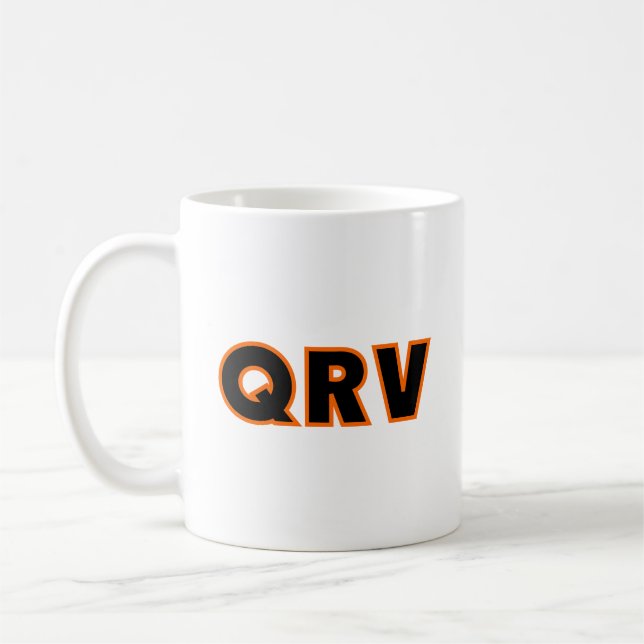 Mug Radio jambon amateur QRV (Gauche)