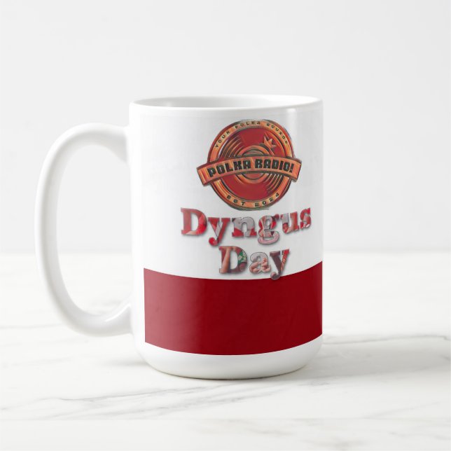 Mug Radio Polka de la Dyngus Day pour hommes (Gauche)