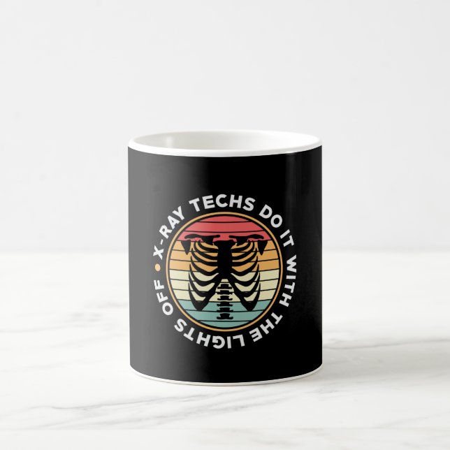 Mug Radiologie Technologie X-Ray Techs Do It Retro Xra (Centre)