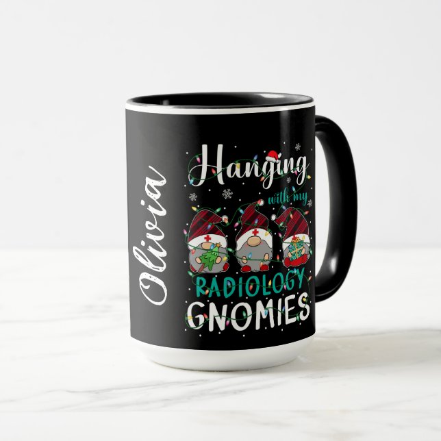 Mug Radiology Gnomies Christmas (Devant droit)