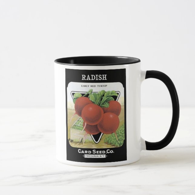 Mug Radish Early Red Turnip Card Seed Co (Droite)