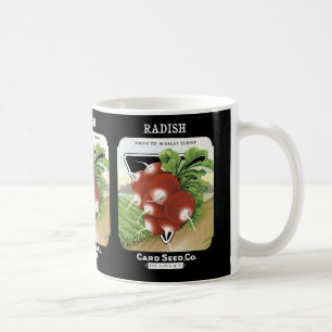 Mug Radish Seed Packet Étiquette