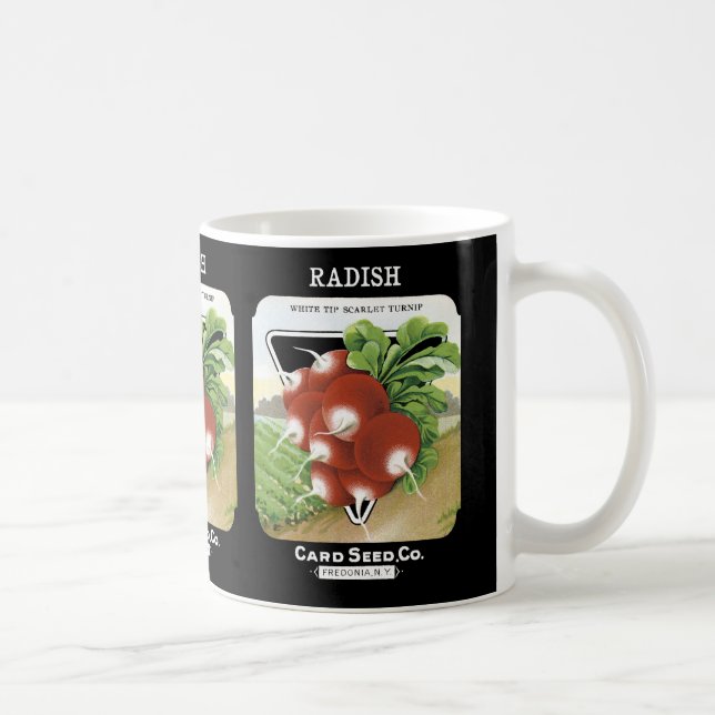 Mug Radish Seed Packet Étiquette (Droite)