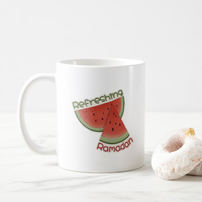Mug Rafraîchir la pastèque du Ramadan (Avec donut)