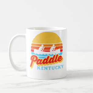 Mug Rafting au soleil rétro canotage Kentucky pagaie v