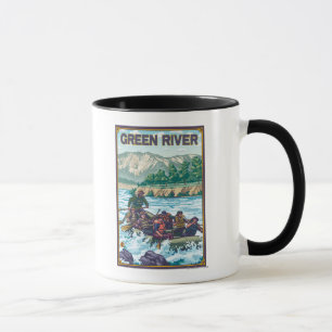 Mug Rafting en eau blanche - Green River, Washington