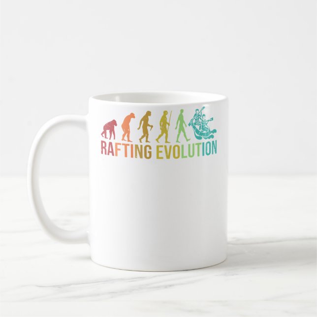 Mug Rafting Evolution - River Whitewater Rafting Funny (Gauche)