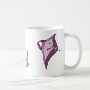 Mug Raies Manta roses