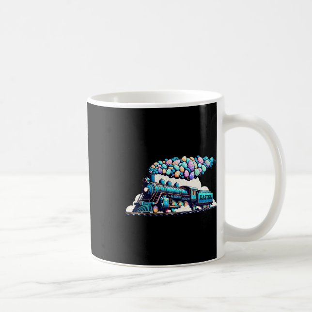 Mug Railroad Bunny Train Easter Egg Kids Toddler Boys (Droite)