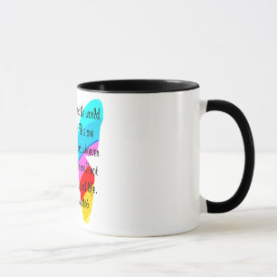 MUG RAINBOW BOTTERFLY JOHN 3:16 DESIGN
