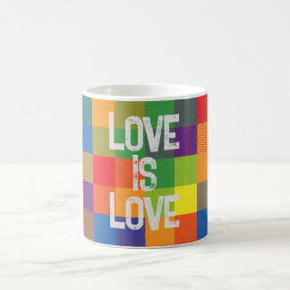 Mug Rainbow Buffalo Check Pride Plaid Personnaliser