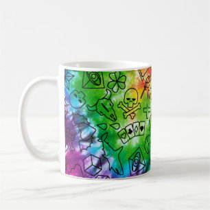 Mug Rainbow Doodle