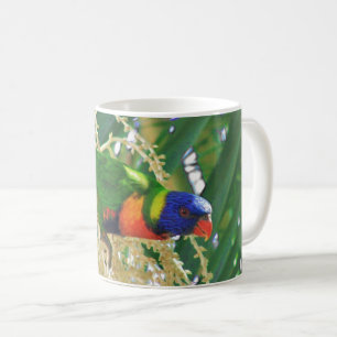 Mug Rainbow Lorikeet Green Australian Bird Photo
