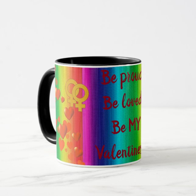 Mug Rainbow Love Women (Devant gauche)