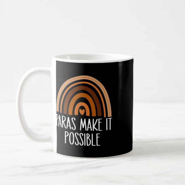 Mug Rainbow Paras rendent cela possible Paraprofession (Gauche)