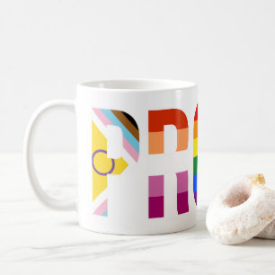 Mug Rainbow Pride 'Fière' : couleur du drapeau LGBTQ