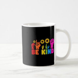 Mug Rainbow Pride Mois Asl Be Kind Hand