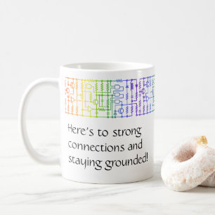Mug Rainbow Schematica Musique personnalisée
