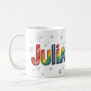 Mug Rainbow Scribbles