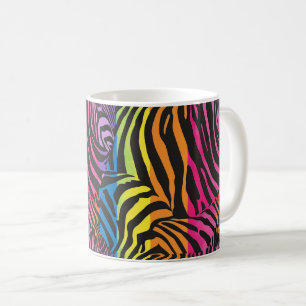 Mug Rainbow Zebra Stipes