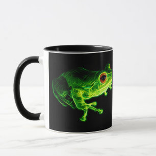 Mug Rainette électrique vert néon - Description d'anim