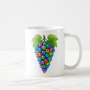 Mug Raisin réaliste multicolore