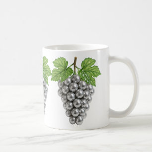 Mug raisin stylisé