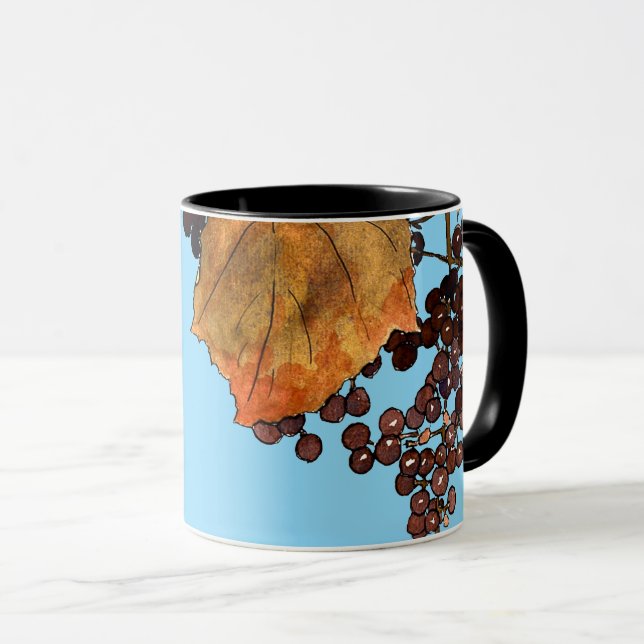 Mug Raisins de givre Art nouveau (Devant droit)