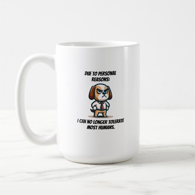Mug Raisons Personnelles Ne Peuvent Tolérer (Gauche)