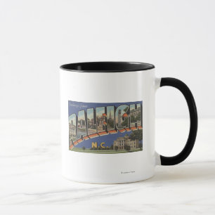 Mug Raleigh, Caroline du Nord - Scènes de grandes lett