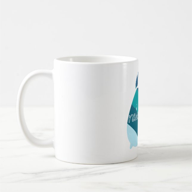 Mug Raleigh sarcelle vert bleu gland (Gauche)