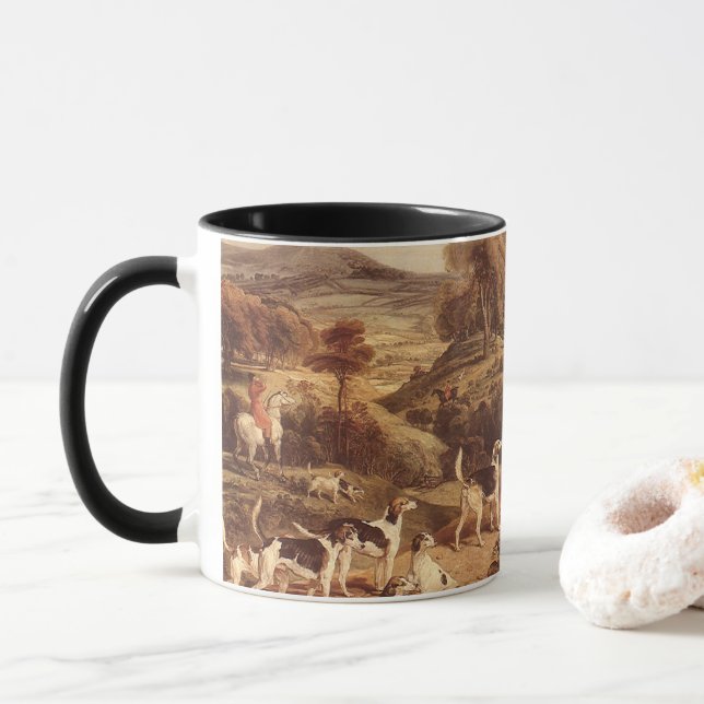 Mug Ralph Lambton et ses Hounds par James Ward (Avec donut)