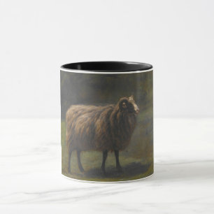 Mug Ram (Male Sheep) à la ferme (par Rosa Bonheur)