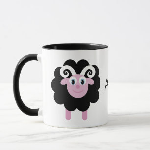 Mug RAM mignonne de Bélier de zodiaque de bande