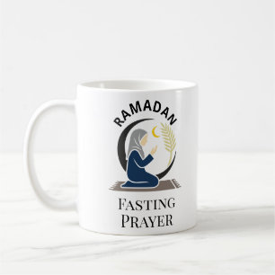 Mug Ramadan Jeûne Prière Femme Hijab Graphique Islamiq