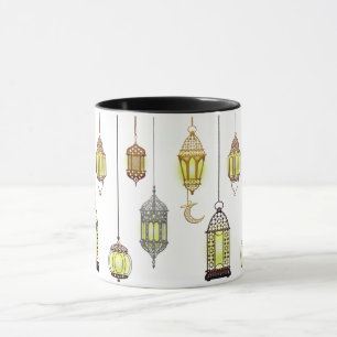 Mug Ramadan Kareem Lanternes Mubarak Islam croissant