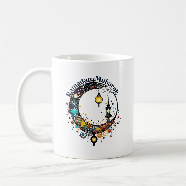 Mug Ramadan Moon de style Pollock (Gauche)