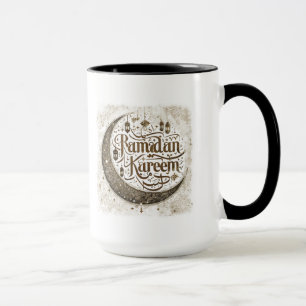 Mug Ramadan Moubarak Lanterne de jeûne musulman croiss