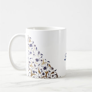 Mug Ramadan Moubark en or et bleu