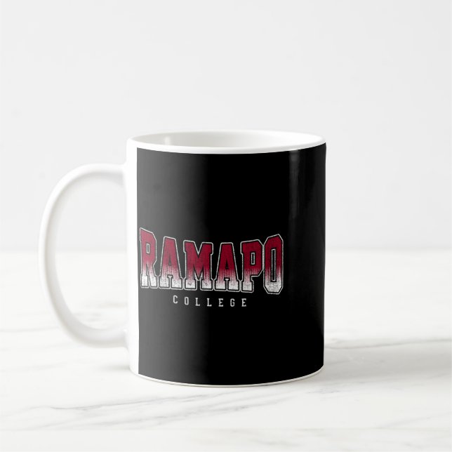 Mug Ramapo Collegiate Of Technology Arch Rétro Pour Ho (Gauche)