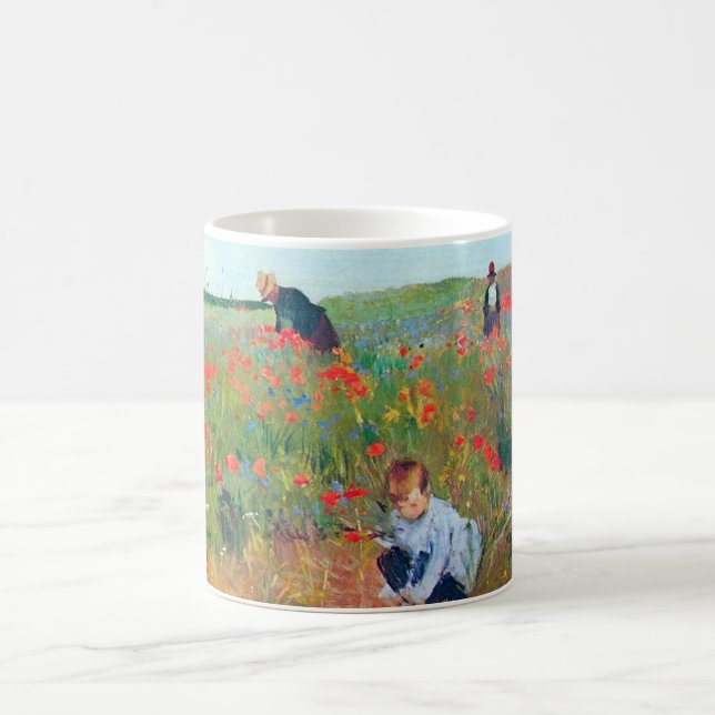 Mug Ramasser les fleurs dans un champ, Mary Cassatt (Centre)