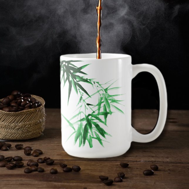 Mug Rameau de bambou vert (Créateur téléchargé)