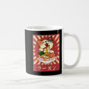 Mug Ramen Cat Neko Anime Kawaii Jeu de merles japonais