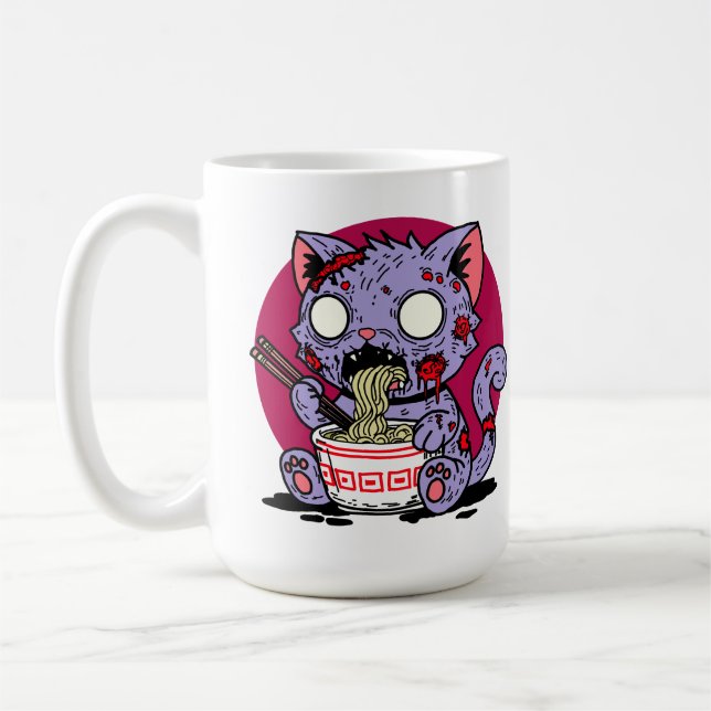 Mug Ramen Cat Zombie (Gauche)